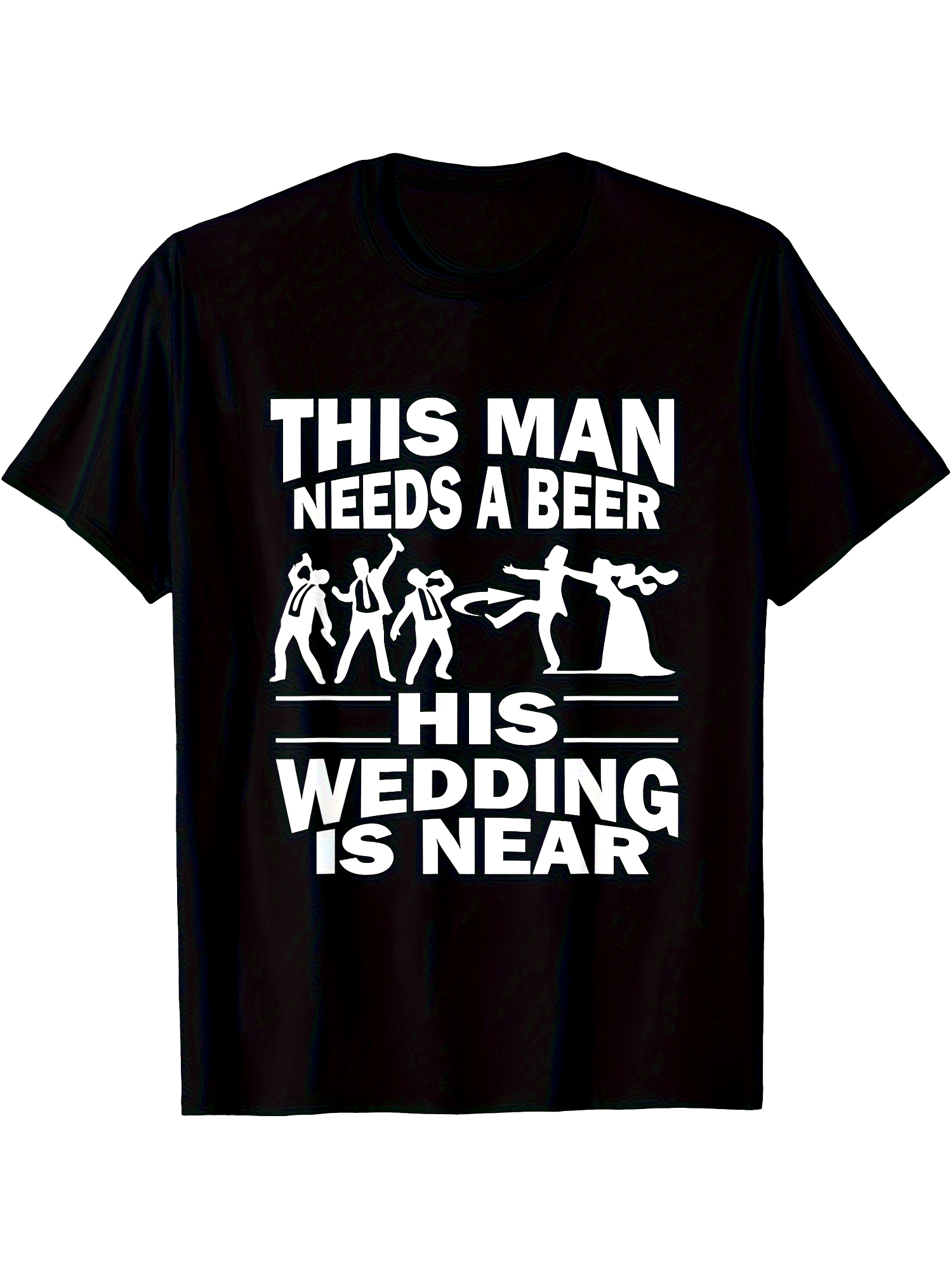 Beer & Wine Grab - Men's Fun Singles' Party T-shirt -