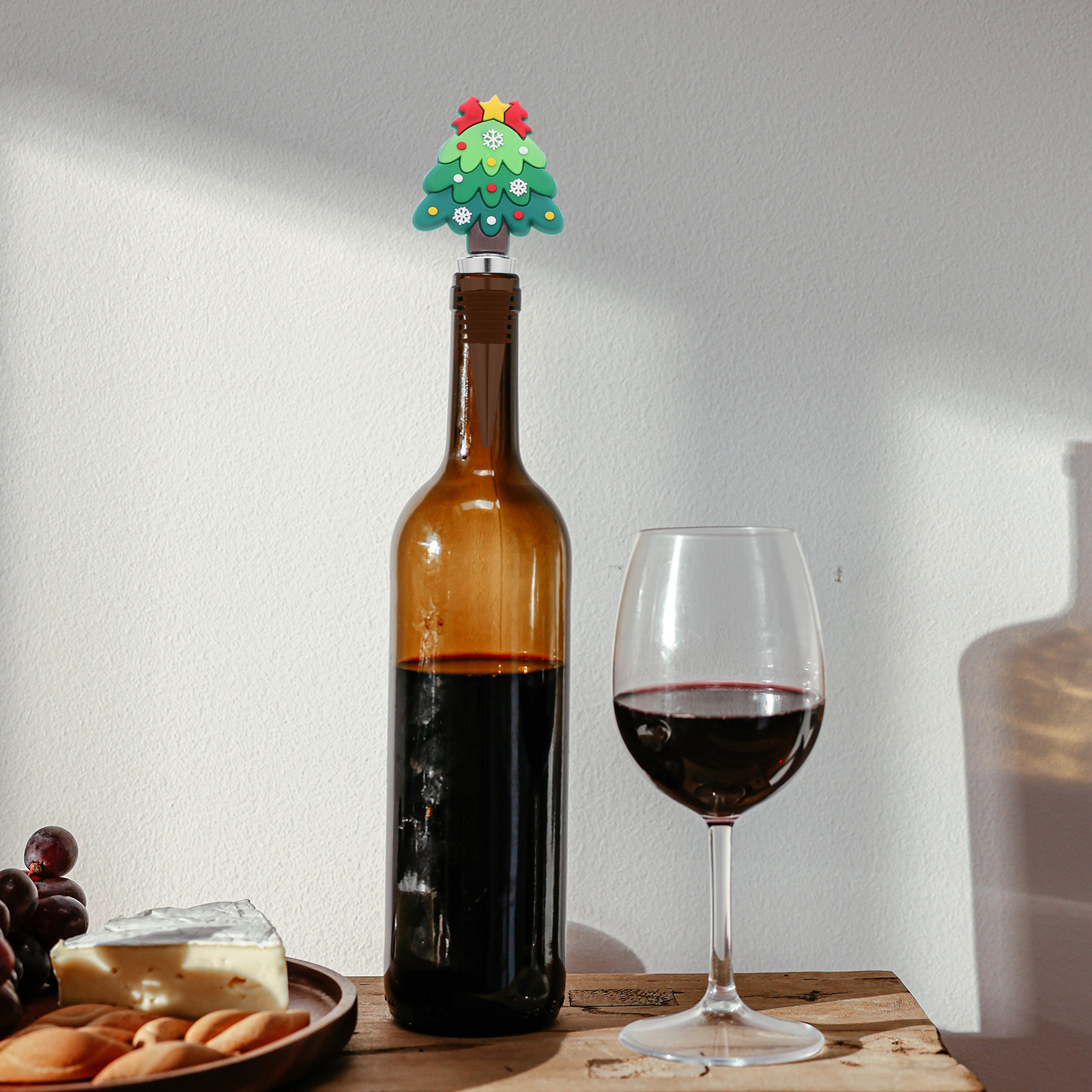 Wine Beer Festival - 4Pcs Festive Wine Bottle Stopper Stainless