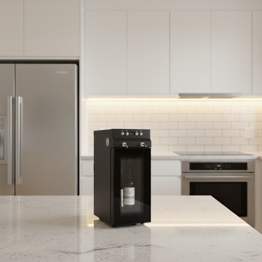 Wine & Beer Emporium - Luxury 2-Bottle Automatic Bar Wine Cooler