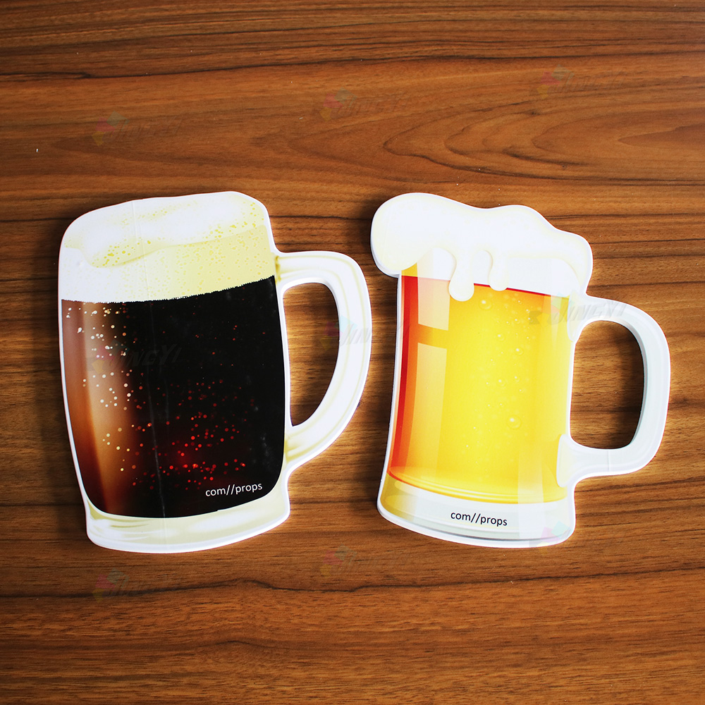 Wine Beer Photo - 14pcs/lot, 5mmCustomized Die Cut UV Printed
