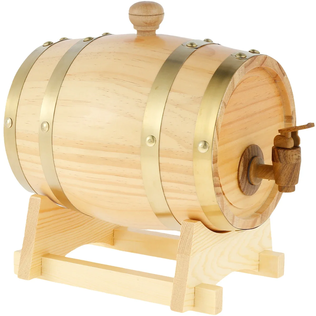 Wine Beer Rum - 1.5L Wood Barrel Vintage Oak Beer