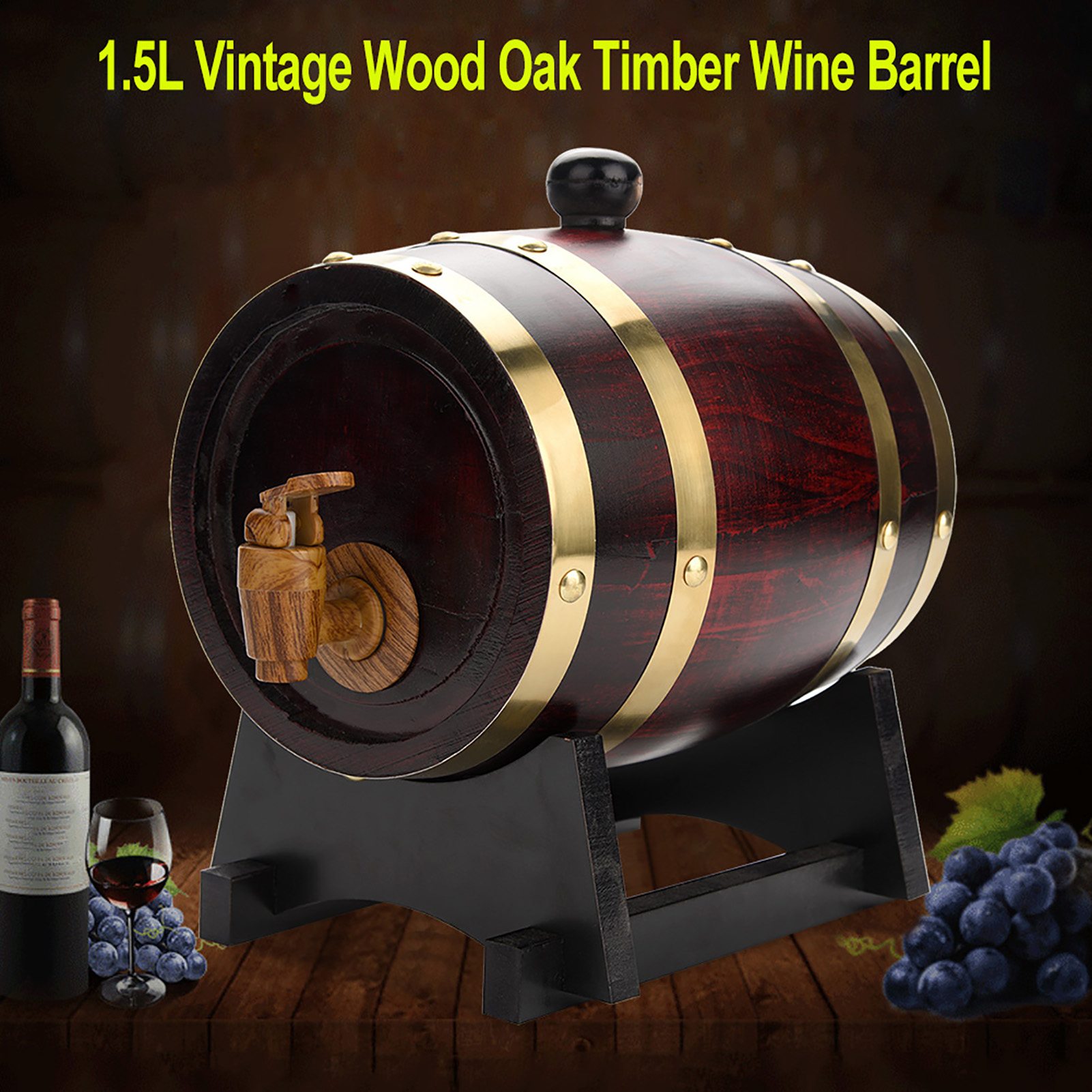 Wine Beer Rum - Barrel for Beer Oak Timber Wine
