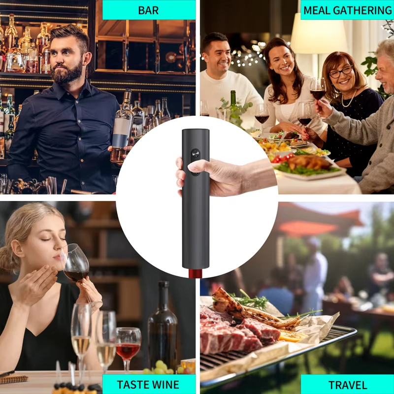 Wine Opener Electric - Electric Automatic Red Wine Opener Set
