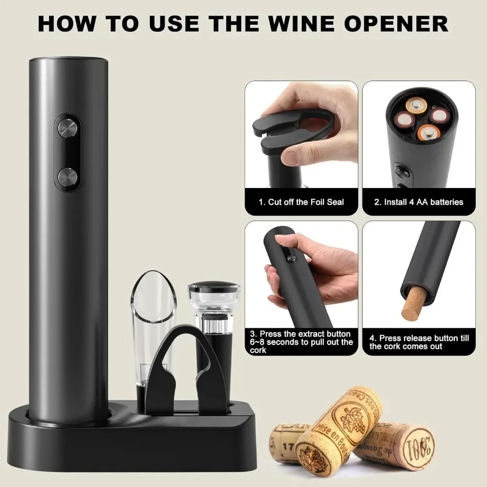 Electric Wine Opener Set Elect – Wine Opener Electric Bewertung und Preis
