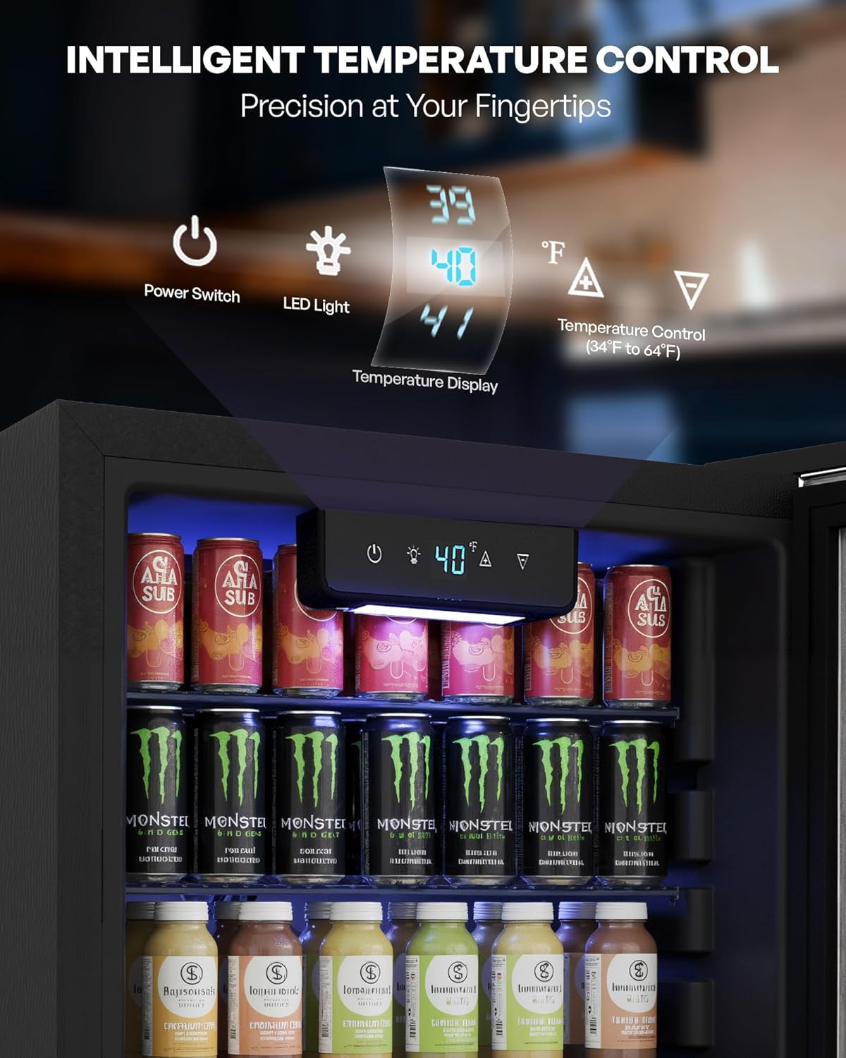 Beverage Refrigerator Cooler,  – Wine Beer Mini Fridge Bewertung und Preis