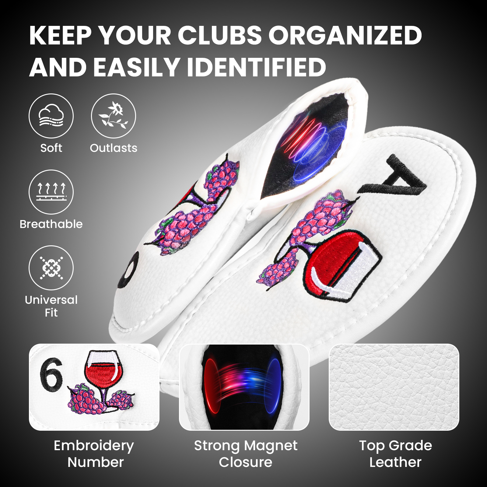 Magnetic Golf Club Head Covers – Wine & Beer Emporium Bewertung und Preis