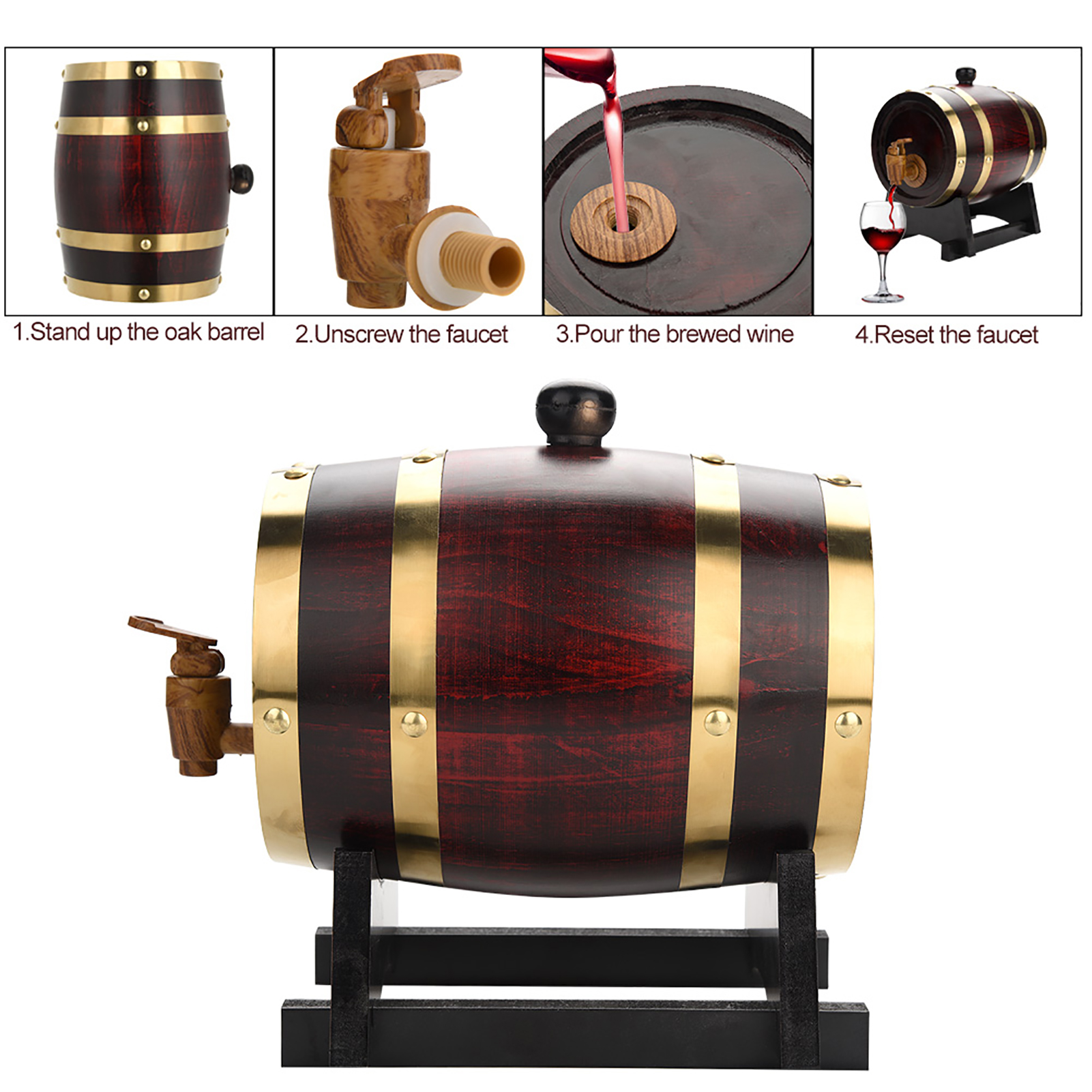 Barrel for Beer Oak Timber Win – Wine Beer Rum Bewertung und Preis