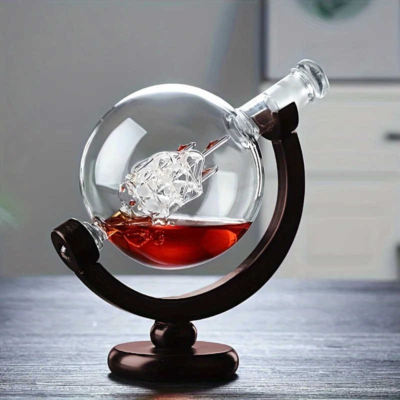 Globe Shaped Whiskey Decanter  – Whiskey Stone Set Bewertung und Preis