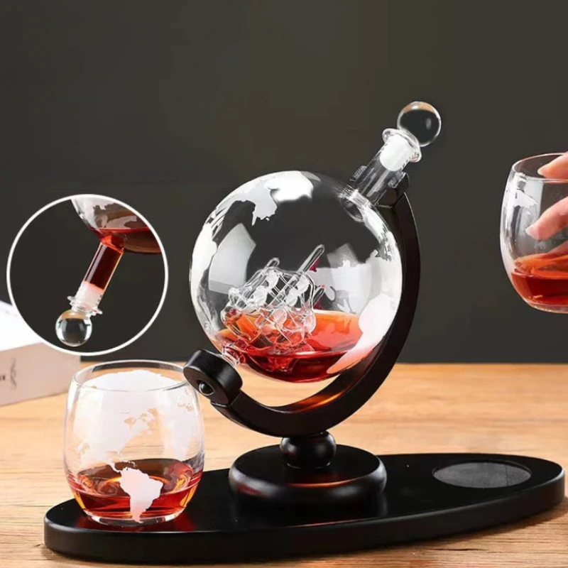 Globe Shaped Whiskey Decanter  – Whiskey Stone Set Bewertung und Preis