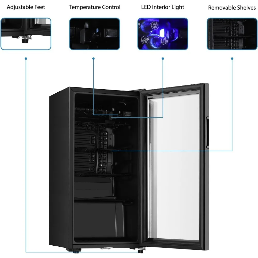 Beverage Refrigerator, 3.2 Cu. – Wine Beer Mini Fridge Bewertung und Preis