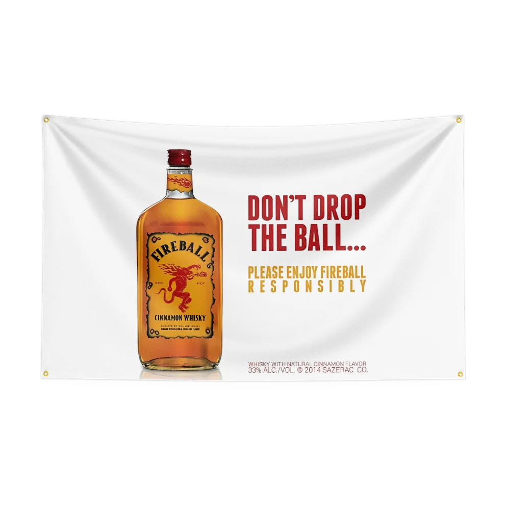 3×5ft whisky-f-fireballs Flag  – Wine Beer Rum Bewertung und Preis