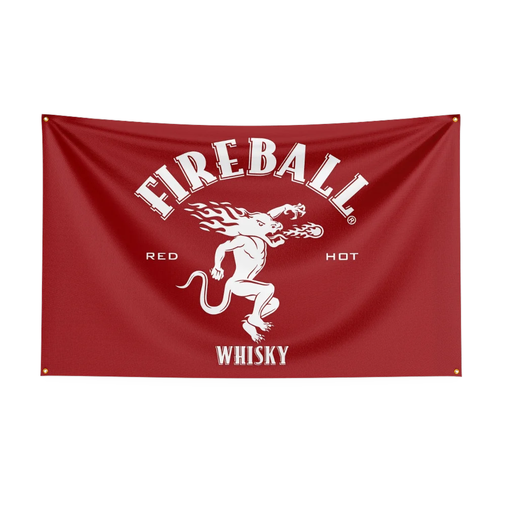 3×5ft whisky-f-fireballs Flag  – Wine Beer Rum Bewertung und Preis
