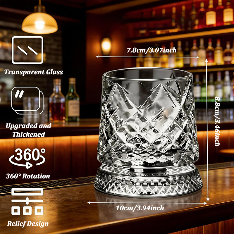 280ml Rotate Whiskey Glasses w – Wine Beer The Whiskey Bewertung und Preis