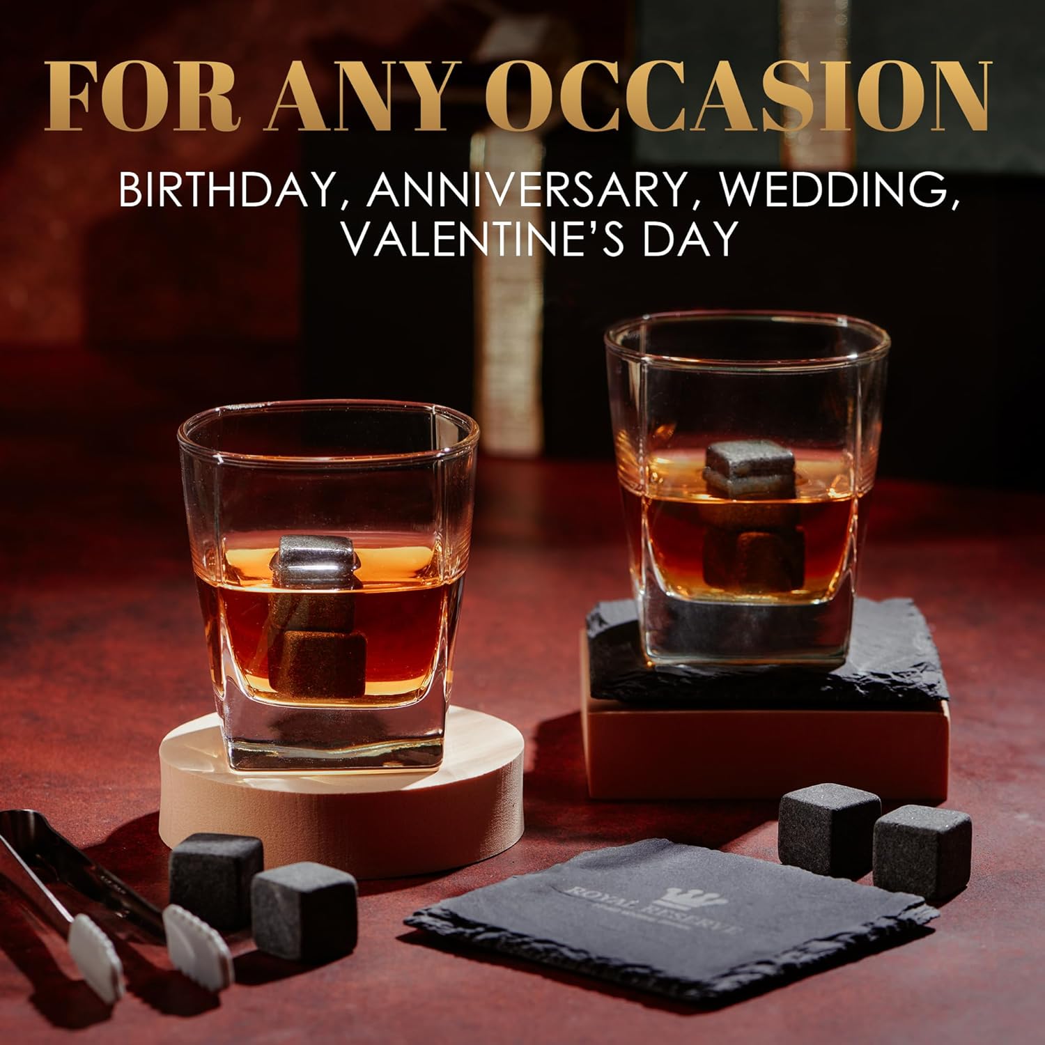 Whiskey Stones Gift Set with G – Whiskey Stone Set Bewertung und Preis