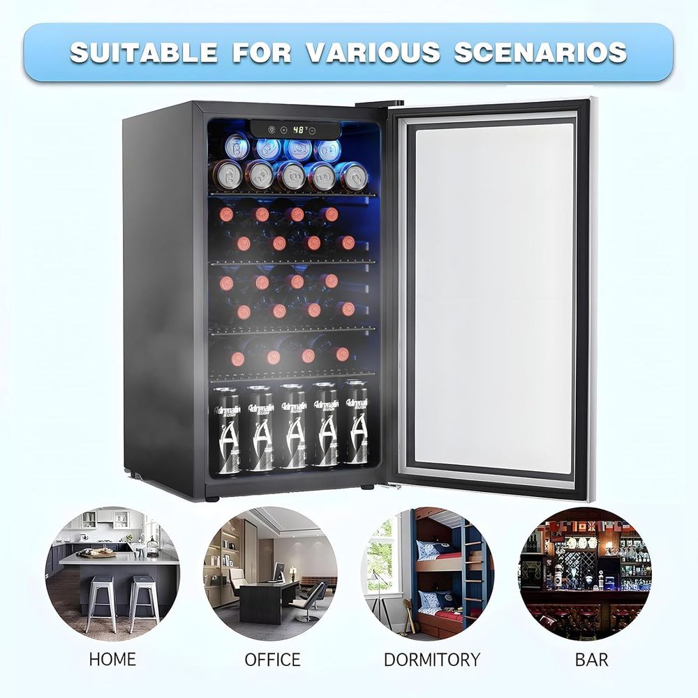 26 Bottle 130 Can Wine Cooler  – Wine Beer Mini Fridge Bewertung und Preis
