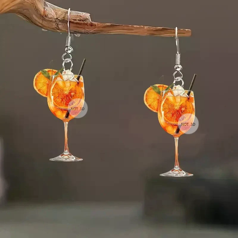 Fashion 2D Flat Design Earring – Wine Beer Festival Bewertung und Preis