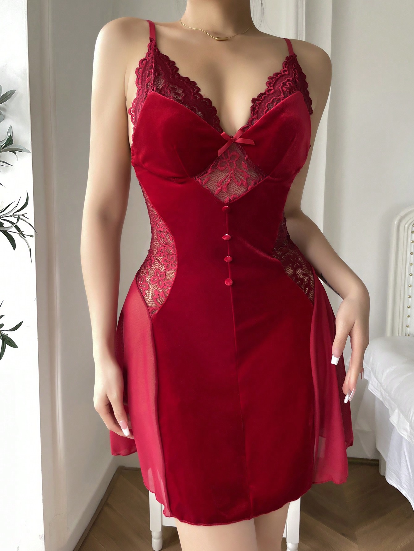 Wine Red Velvet Lace Spliced C – Wine & Beer Emporium Bewertung und Preis