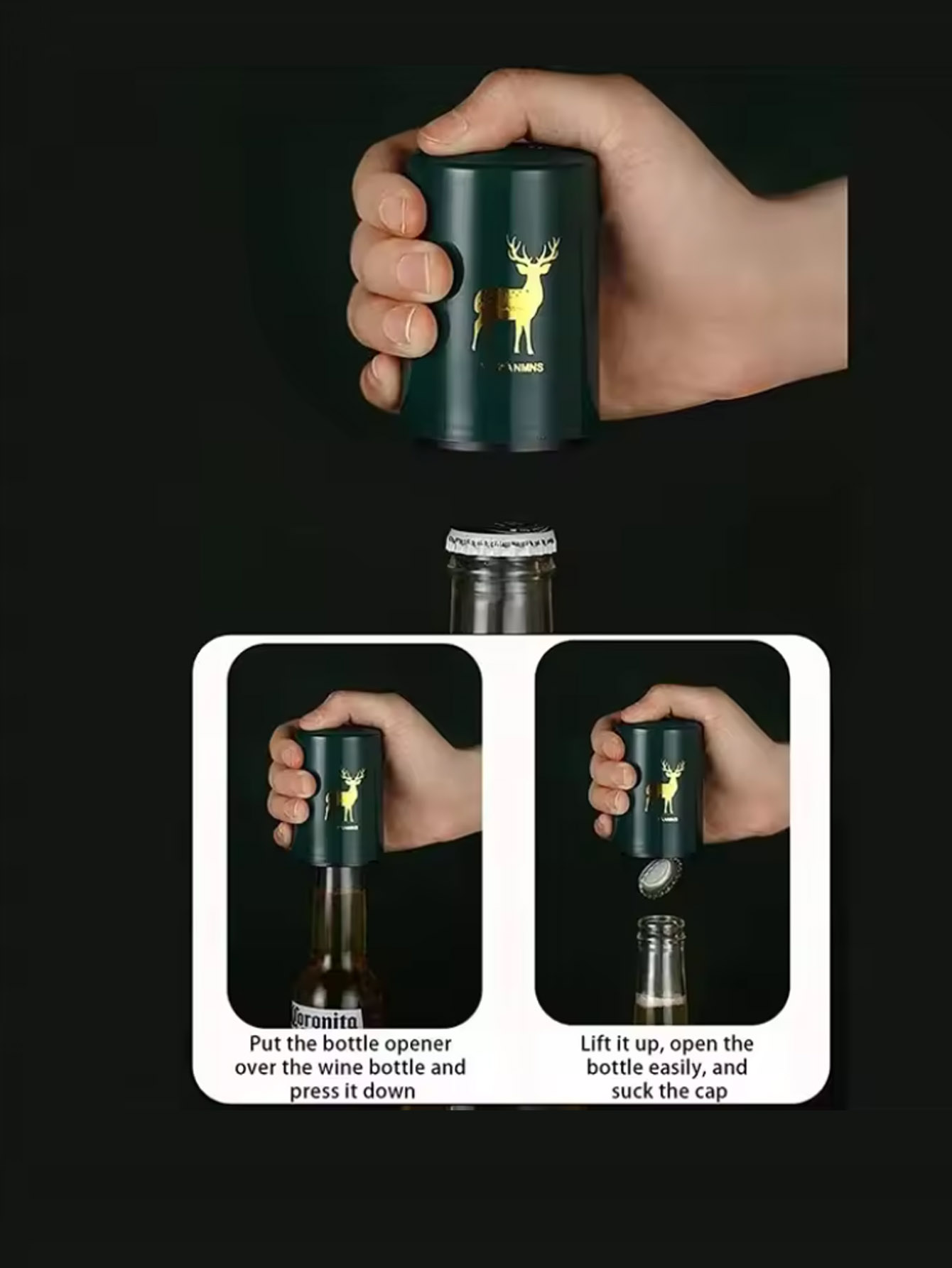 1Pcs Automatic Beer Bottle Ope – Wine Opener Electric Bewertung und Preis