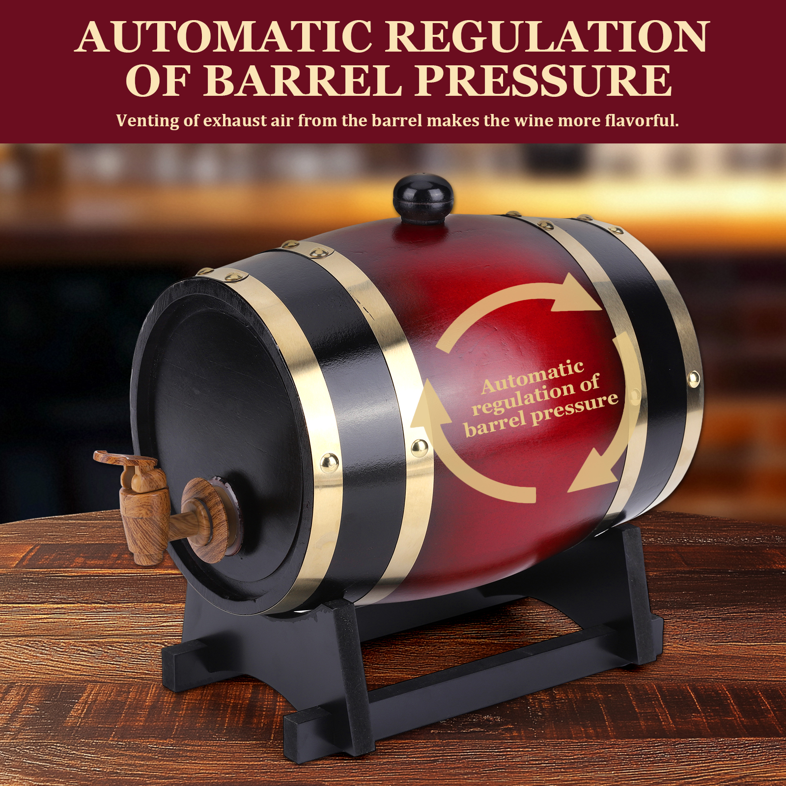 3L Wine Barrel With Faucet For – Wine Beer Rum Bewertung und Preis