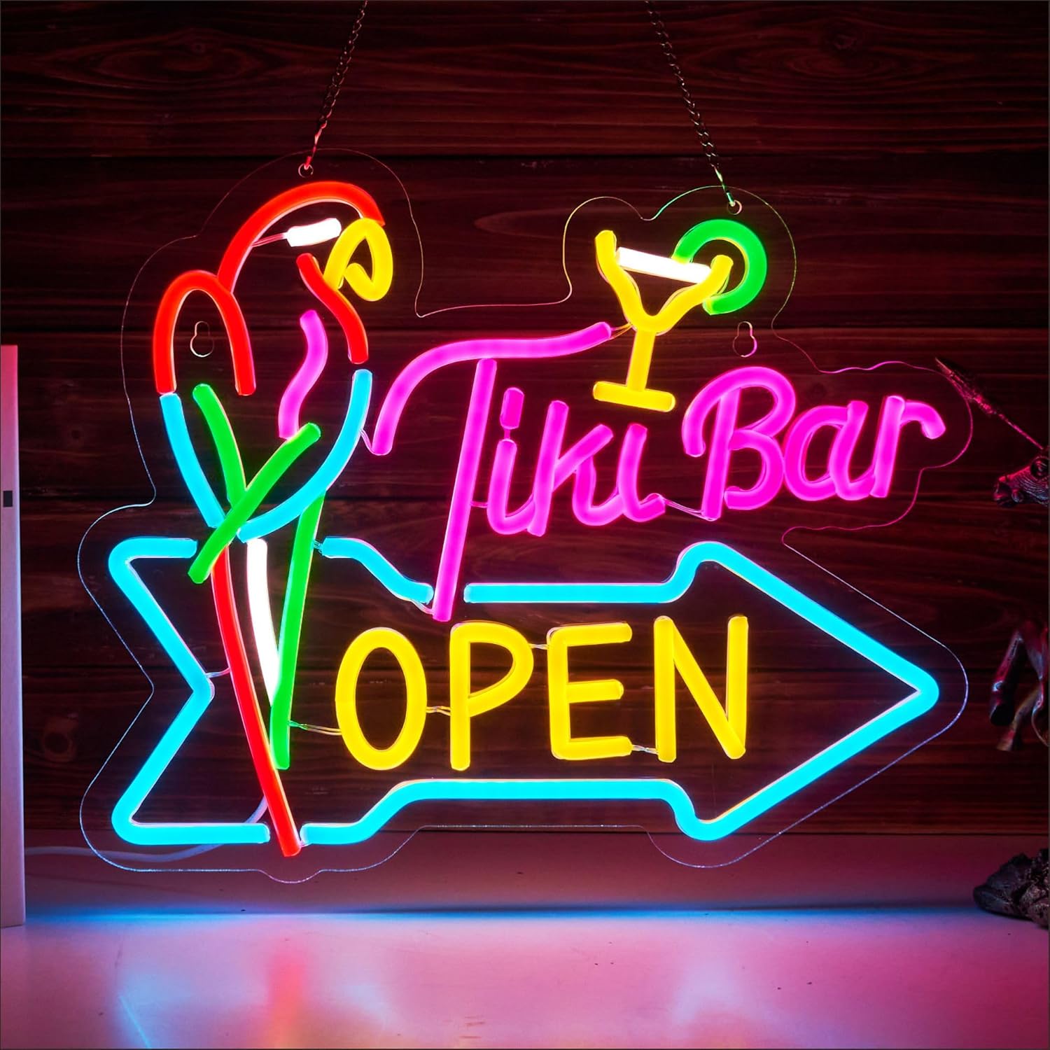 Bar Open Neon Sign Business Ar – Beer & Wine Grab Bewertung und Preis