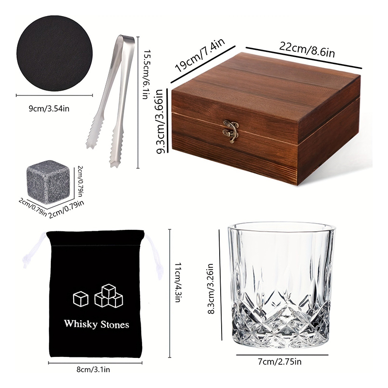 Whiskey Stones Gift Set,8 Whis – Whiskey Stone Set Bewertung und Preis