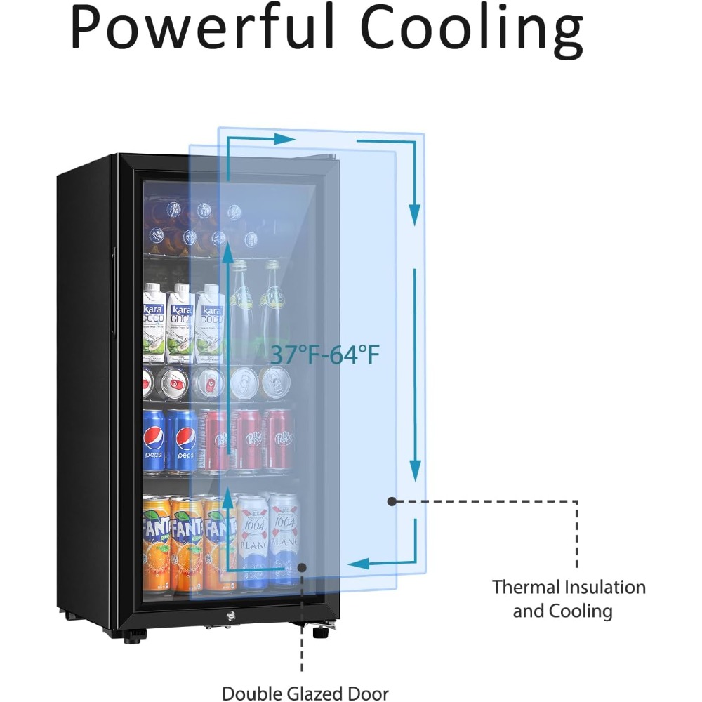 Beverage Refrigerator, Three P – Wine Beer Mini Fridge Bewertung und Preis