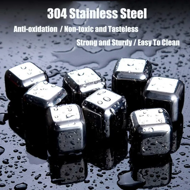 9-Piece Stainless Steel Whiske – Whiskey Stone Set Bewertung und Preis