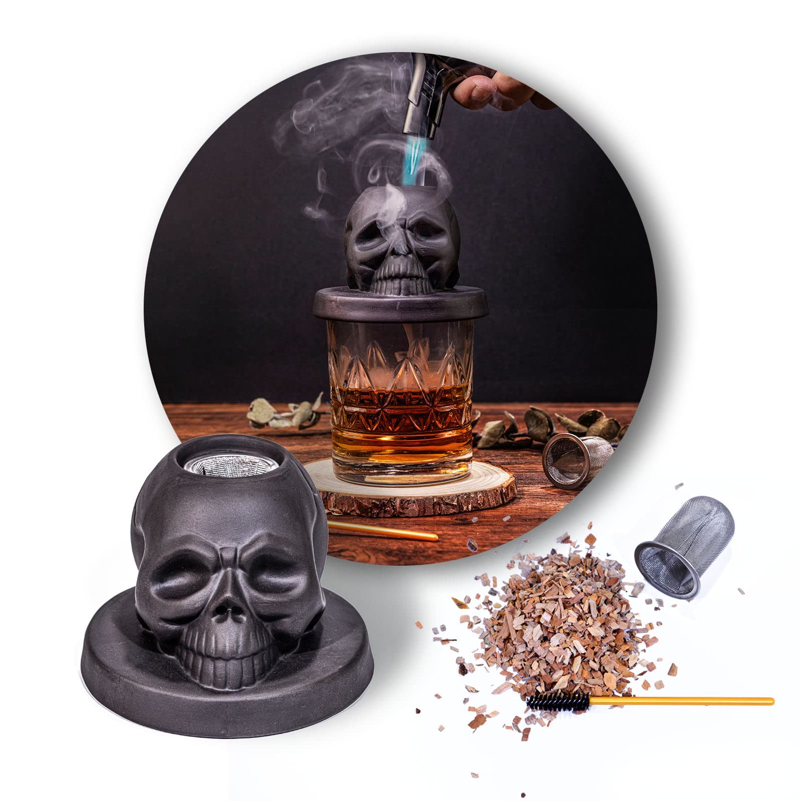 Cocktail Smoker Kit with 4 Fla – Whiskey Stone Set Bewertung und Preis