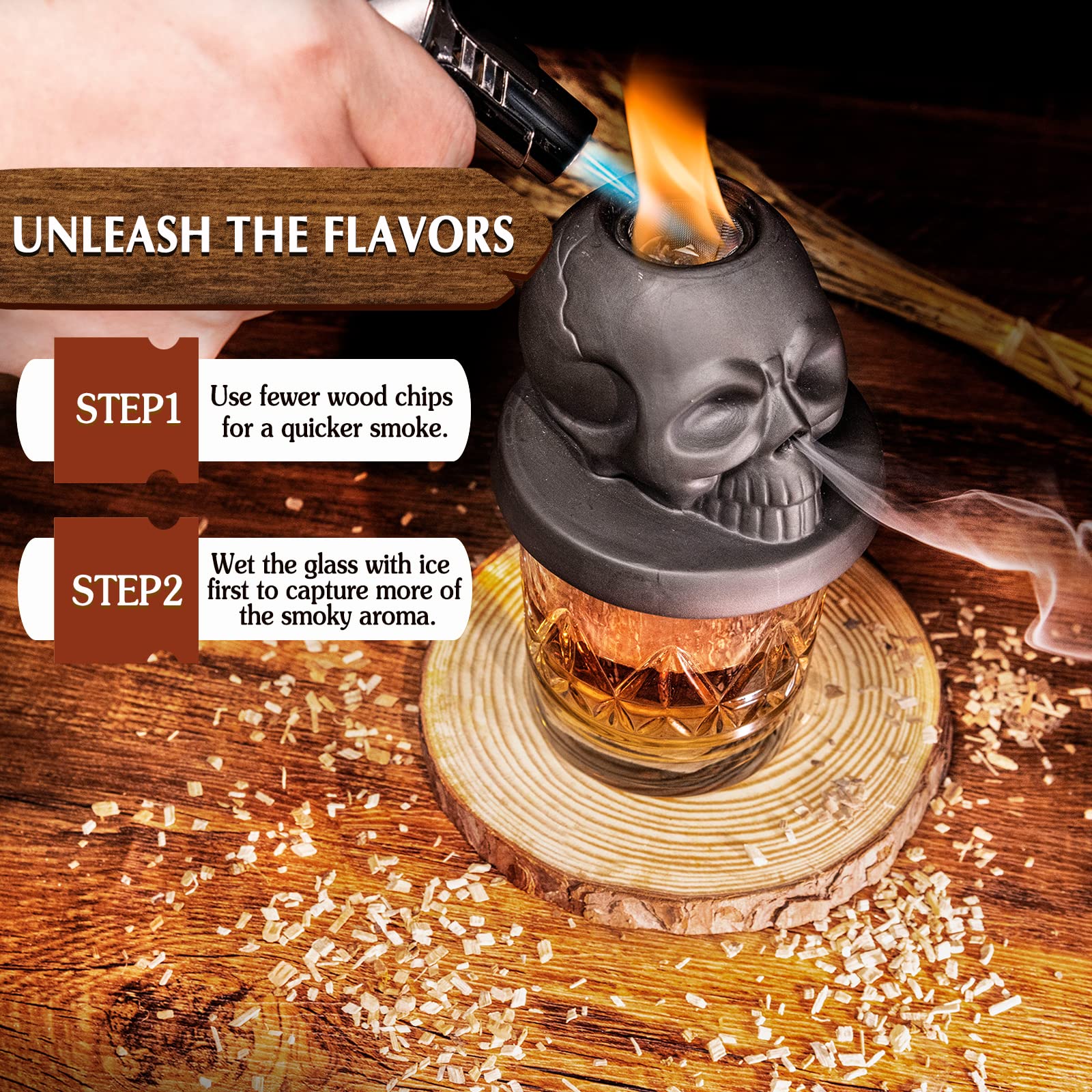Cocktail Smoker Kit with 4 Fla – Whiskey Stone Set Bewertung und Preis