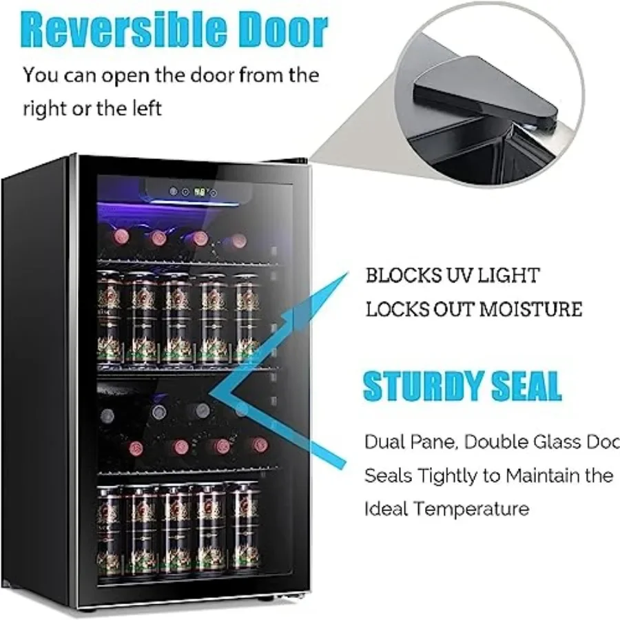 26 Bottle 130 Can Wine Cooler/ – Wine Beer Mini Fridge Bewertung und Preis