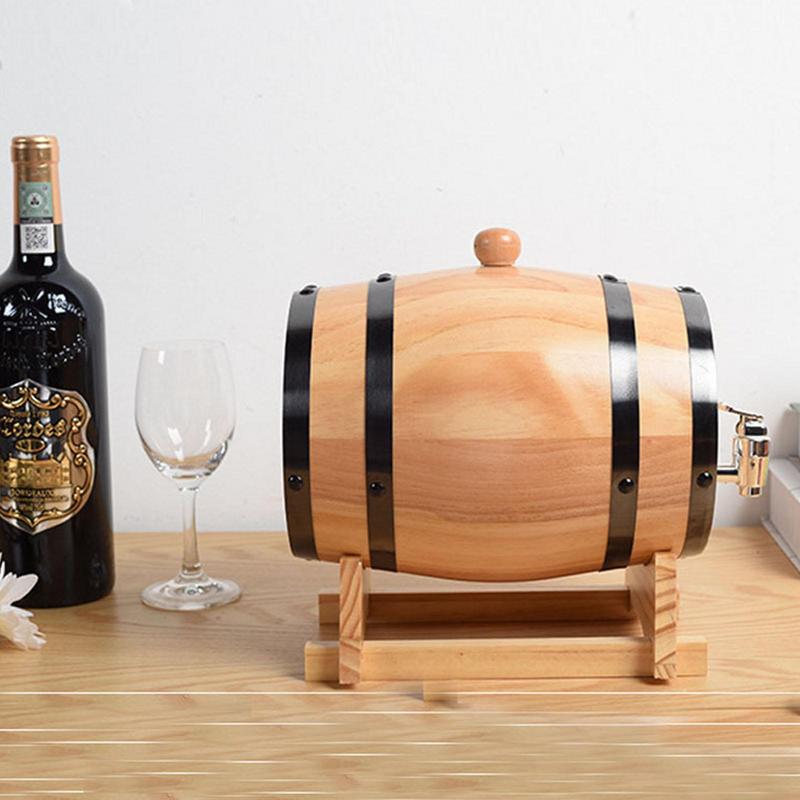 1L/1.5L/3L Wooden Wine Barrel  – Wine Beer Rum Bewertung und Preis