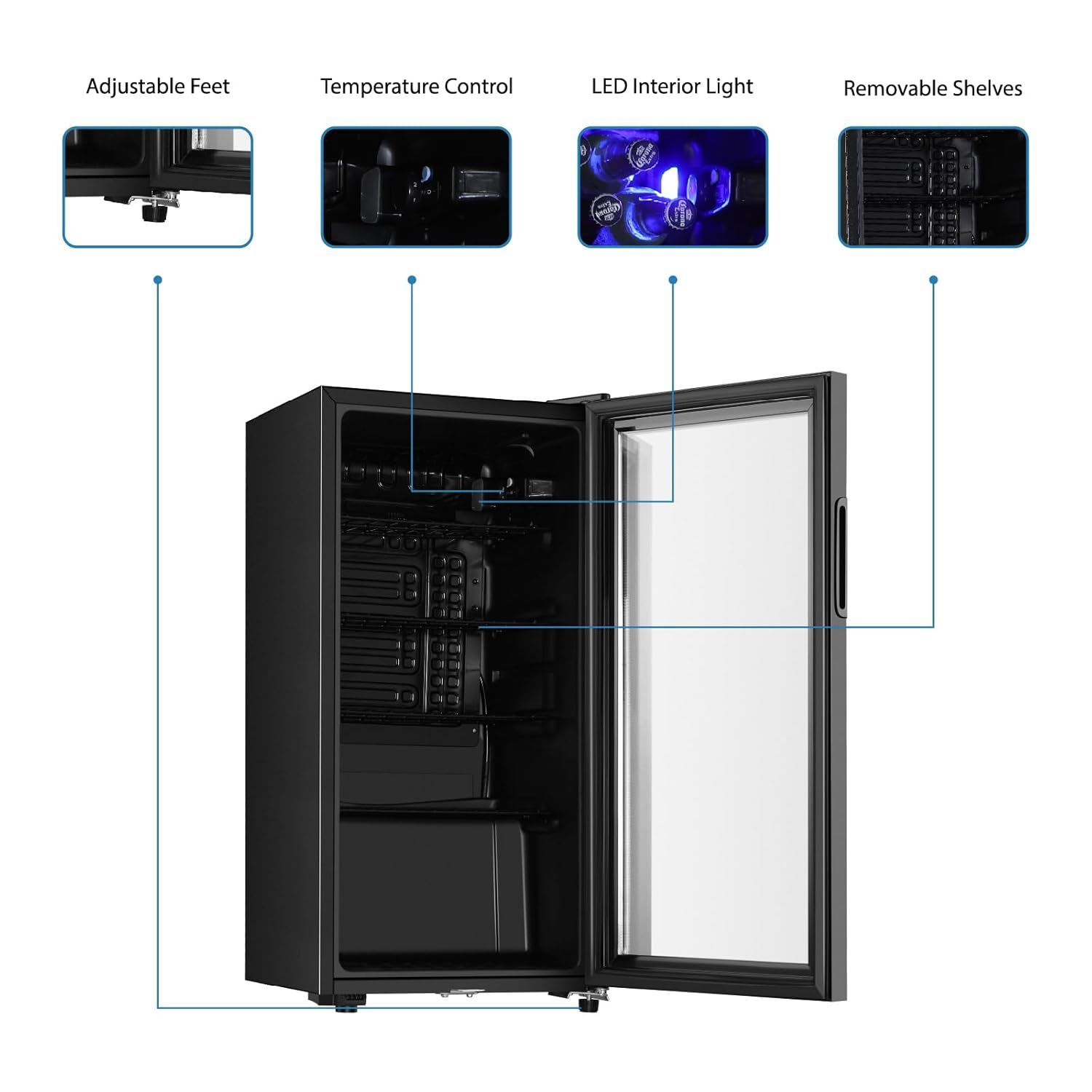Beverage Refrigerator, 3.2 Cu. – Wine Beer Mini Fridge Bewertung und Preis