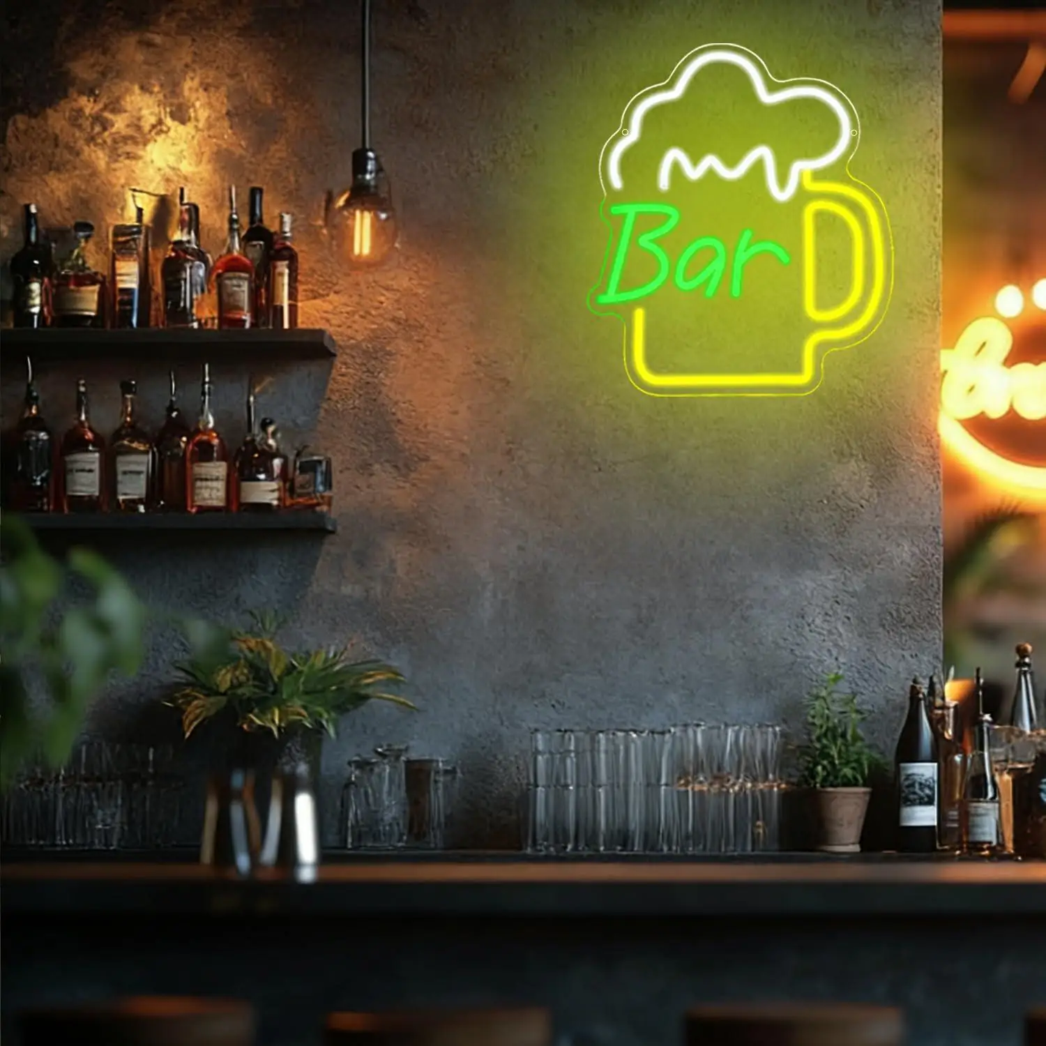 Beer Bar Neon Sign USB Dimmabl – Beer & Wine Grab Bewertung und Preis
