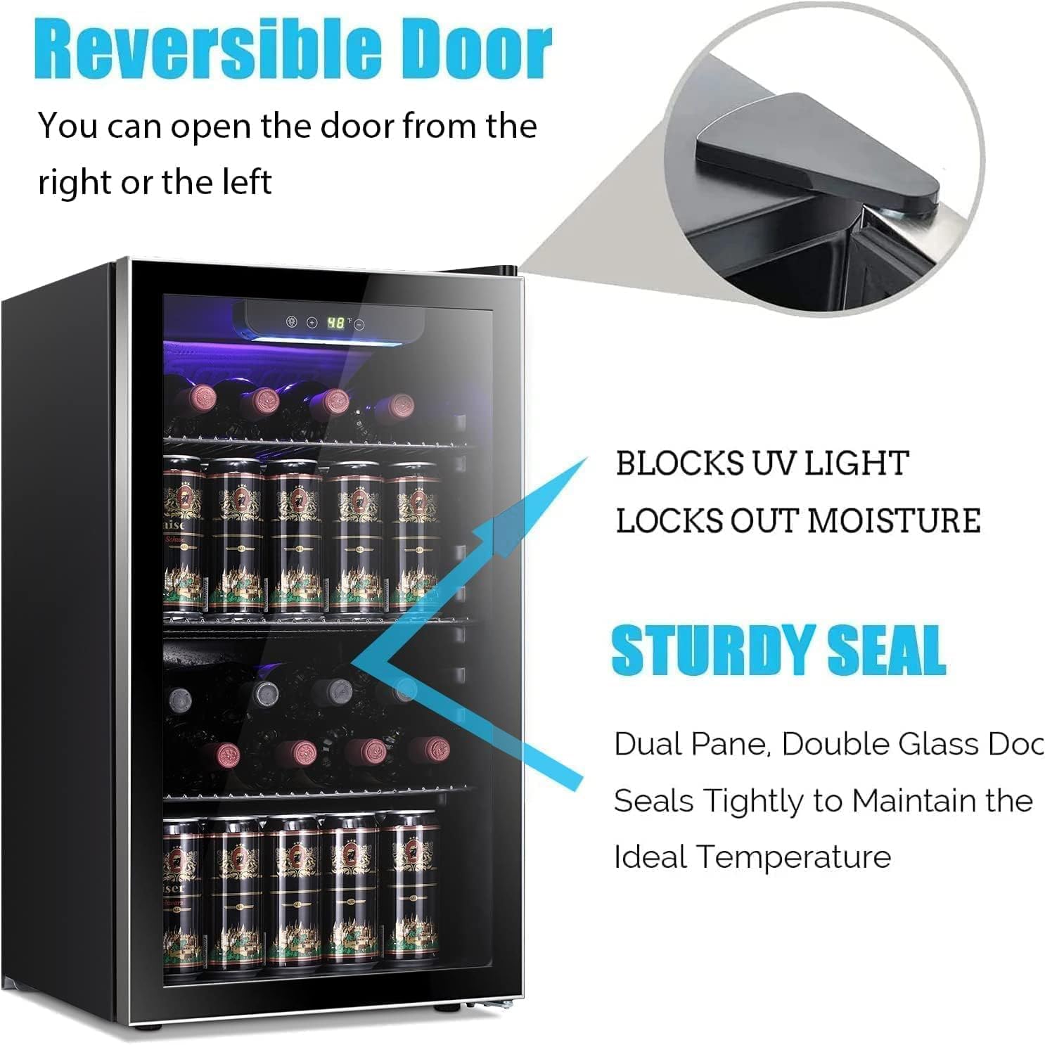 26 Bottle 130 Can Wine Cooler/ – Wine Beer Mini Fridge Bewertung und Preis