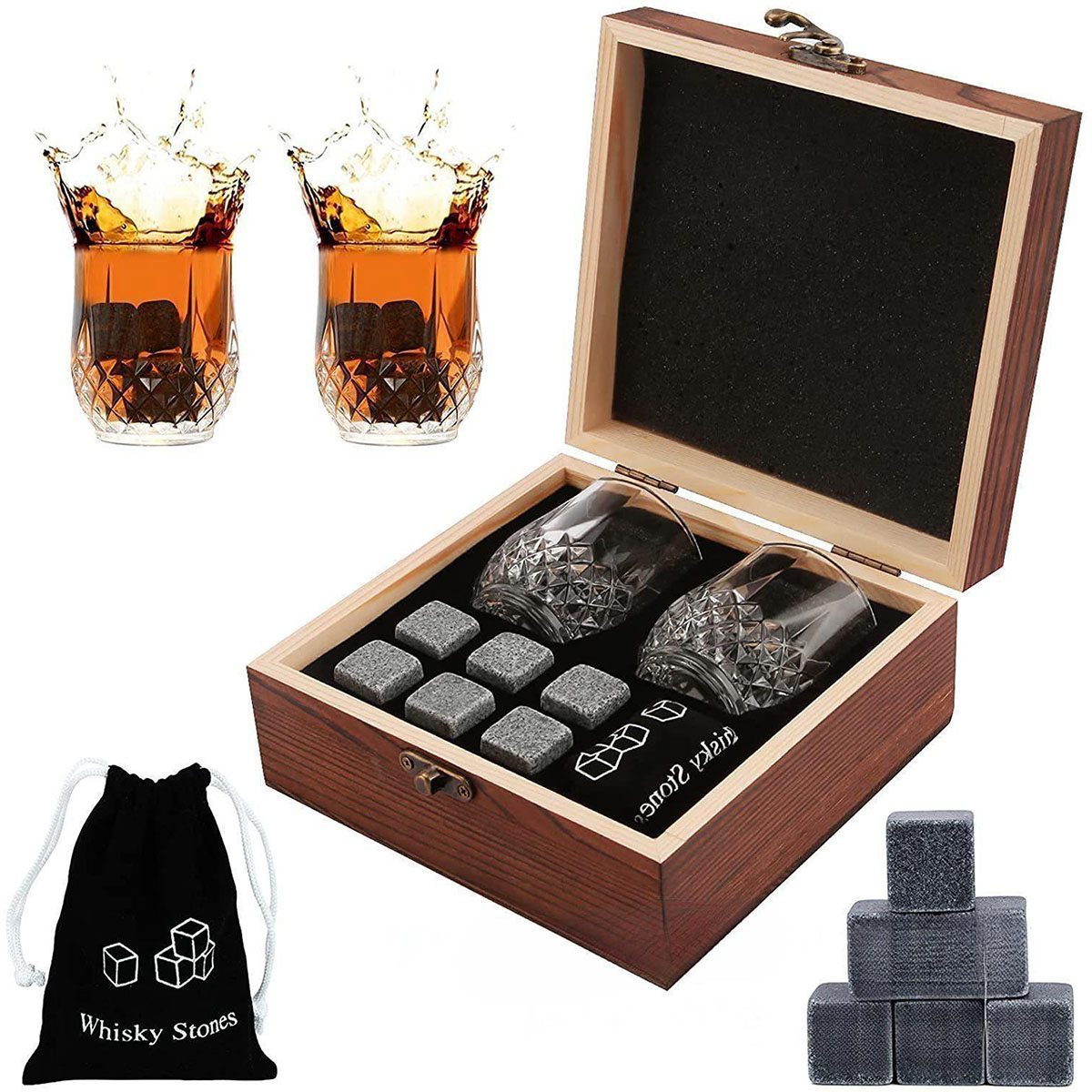 Christmas Valentine's Gift Whi – Whiskey Stone Set Bewertung und Preis