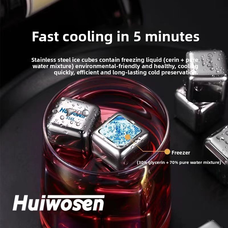 316 Stainless Steel Ice Cube R – Wine Beer The Whiskey Bewertung und Preis