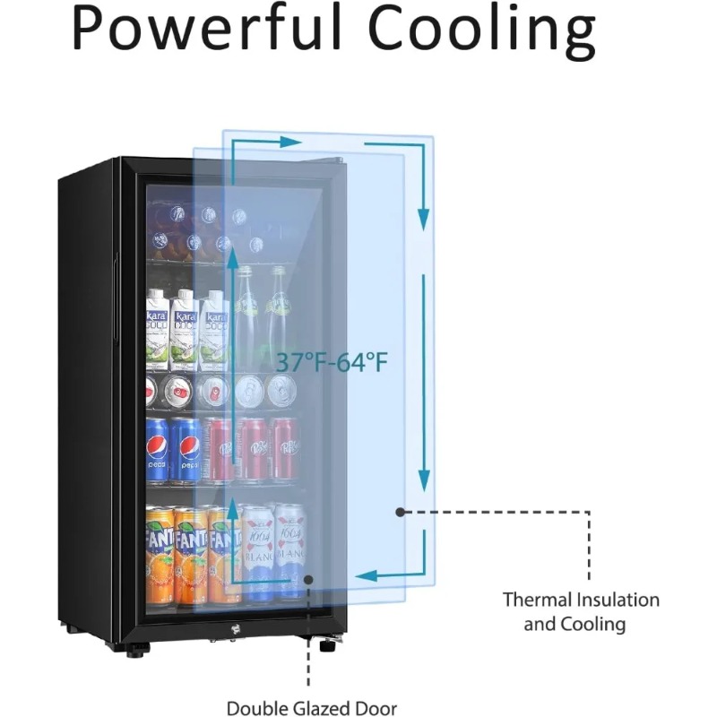 Beverage Refrigerator, 3.2 Cu. – Wine Beer Mini Fridge Bewertung und Preis