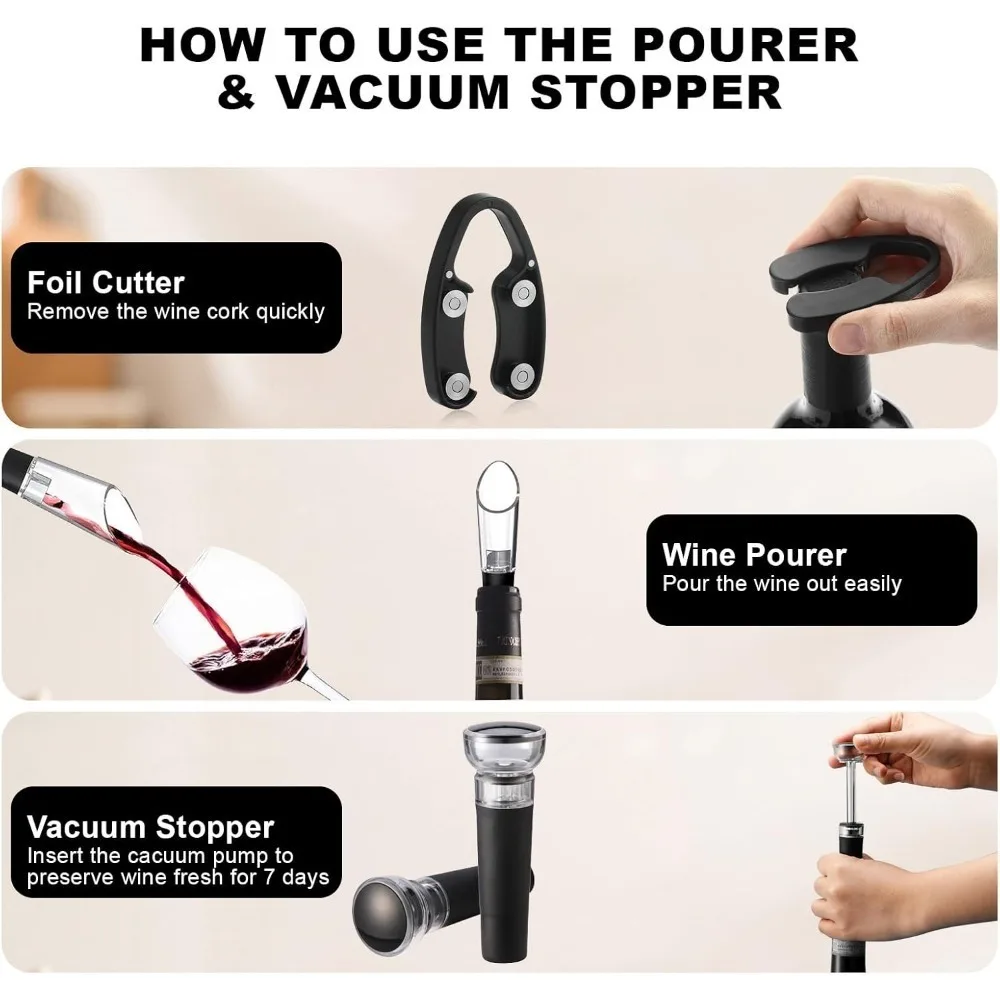 Electric Wine Bottle Opener Se – Wine Opener Electric Bewertung und Preis