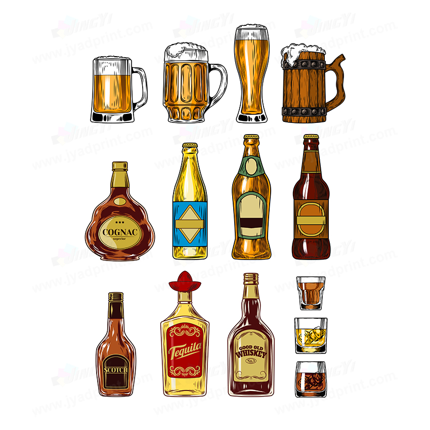 12pcs/lot, Customized Wine bot – Wine Beer Photo Bewertung und Preis