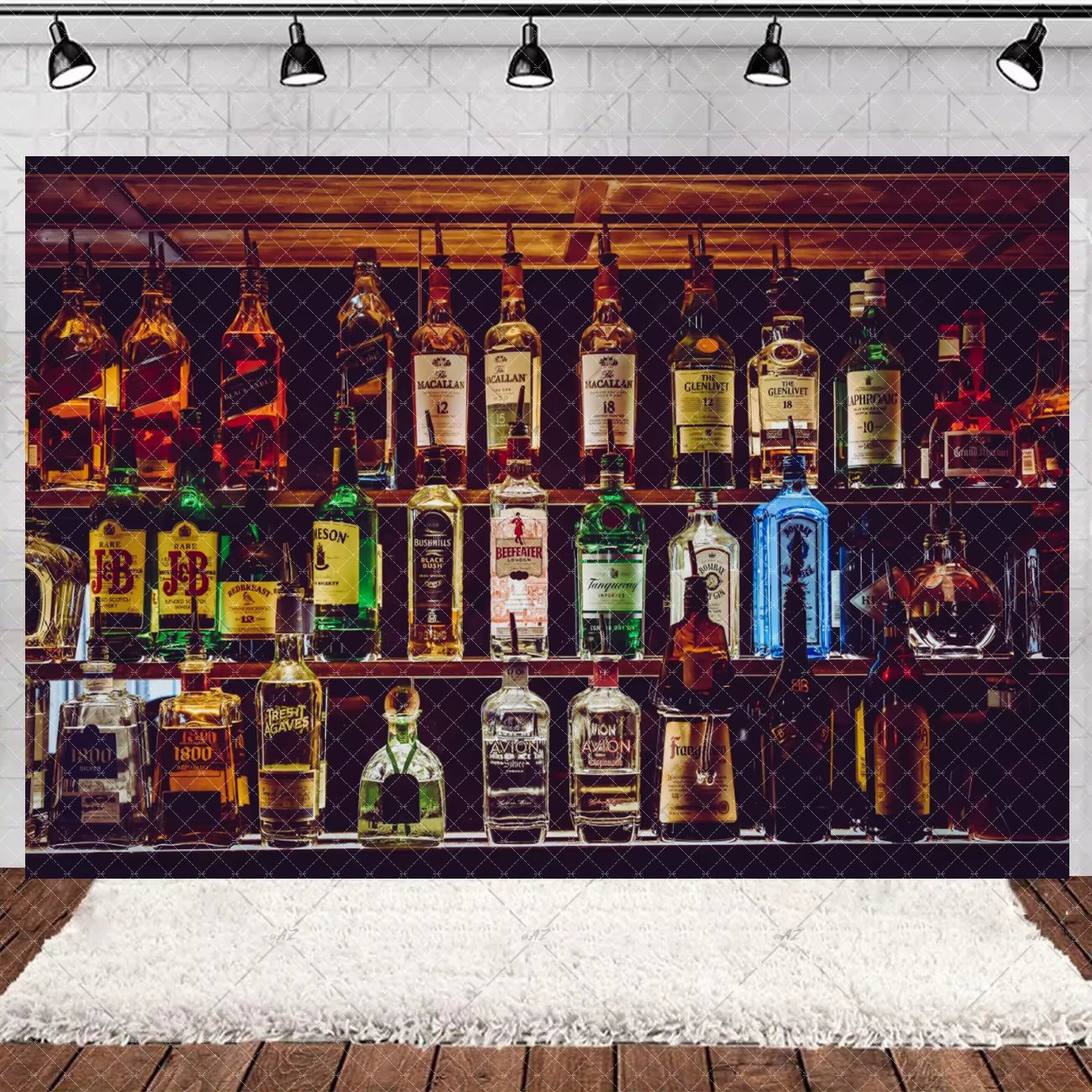 Whiskey Bar Bottle Theme Backd – Wine Beer Whiskey Year Bewertung und Preis