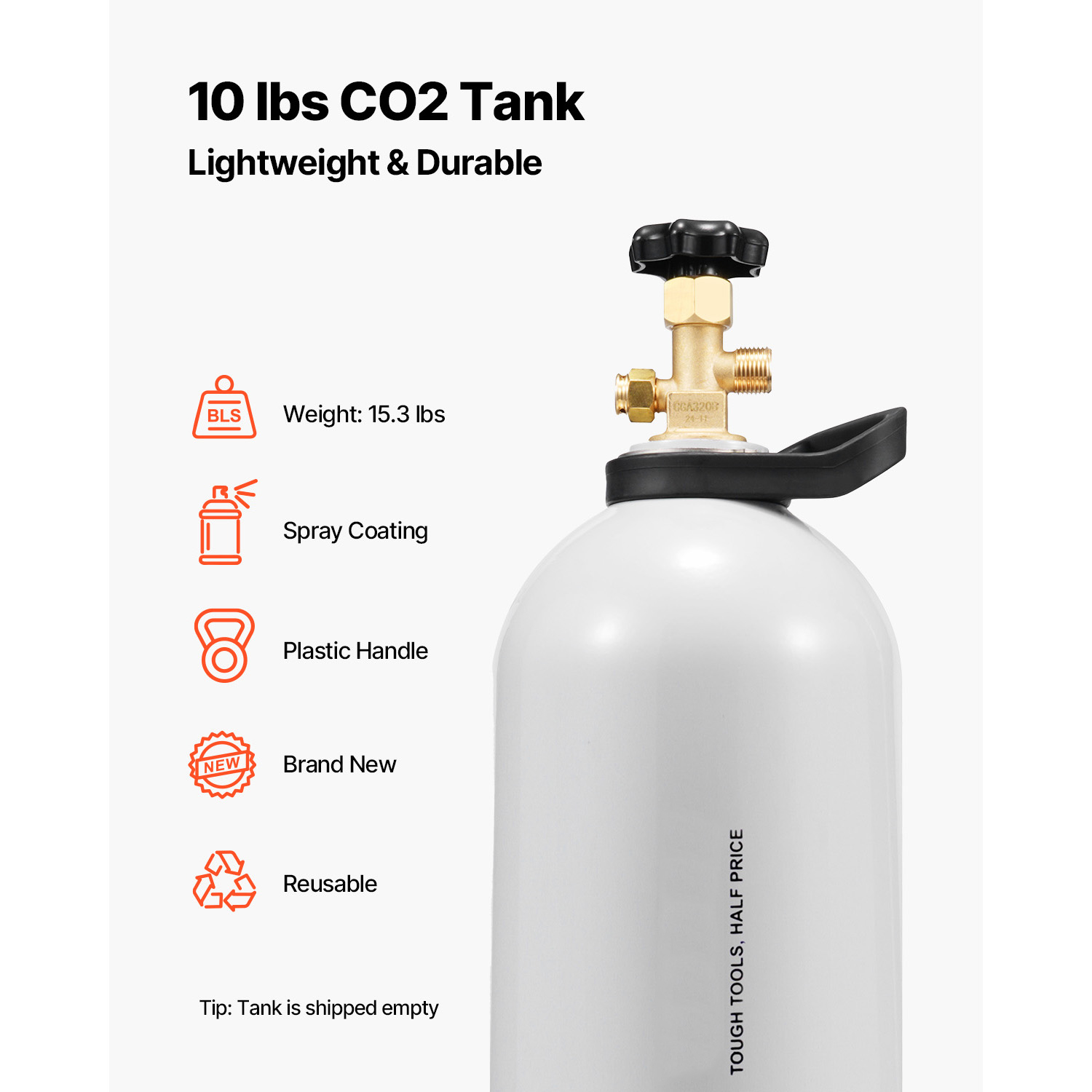 SucceBuy CO2 Tank 10 lbs New A – Beer & Wine Grab Bewertung und Preis
