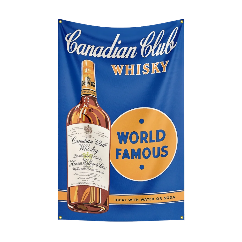 3×5ft whisky C-canadian clubs  – Wine Beer Rum Bewertung und Preis