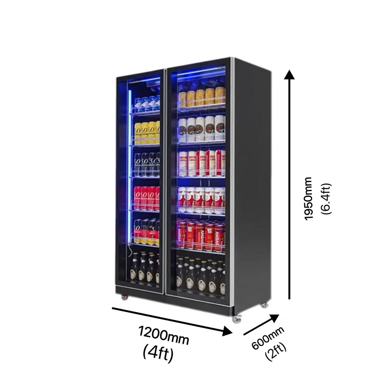 Double-door Air-cooled Refrige – Beer & Wine Grab Bewertung und Preis